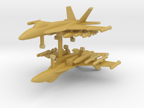 1/285 F-18E Super Hornet (Anti-Ship Loadout) (x2) in Tan Fine Detail Plastic