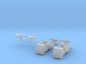 1/600 SAGEM Sperwer / Sperwer B UAV (x4) in Clear Ultra Fine Detail Plastic