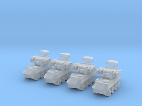 1/285 LAV 'THOR' (ADATS) (x4) in Clear Ultra Fine Detail Plastic