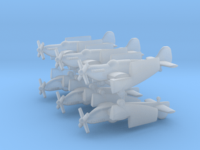 1/400 Fairey Firefly (x6) in Clear Ultra Fine Detail Plastic