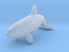 Killer Whale 1:220 Calf 2 in Clear Ultra Fine Detail Plastic
