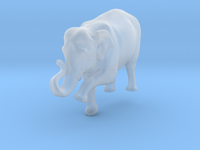 Indian Elephant 1:160 Female on top of slope in Clear Ultra Fine Detail Plastic