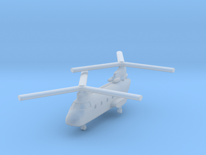1/285 CH-46D Sea Knight (x1) in Clear Ultra Fine Detail Plastic
