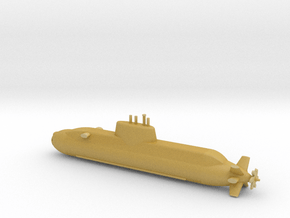 1/600 Dolphin class submarine in Tan Fine Detail Plastic