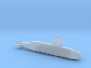 1/600 Zwaardvis / Hai Lung Class Submarine in Clear Ultra Fine Detail Plastic