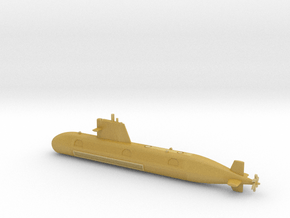 1/600 Scorpene class submarine in Tan Fine Detail Plastic