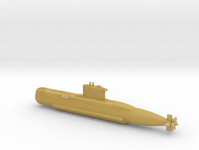 1/600 Type 209 - 1200 class submarine in Tan Fine Detail Plastic