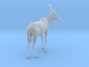 Red Hartebeest 1:15 Standing Male in Clear Ultra Fine Detail Plastic