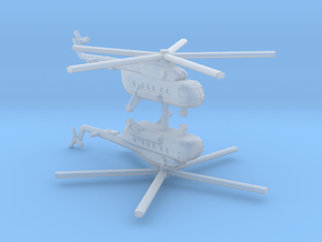 1/350 Mil Mi-17 Hip (x2) in Clear Ultra Fine Detail Plastic