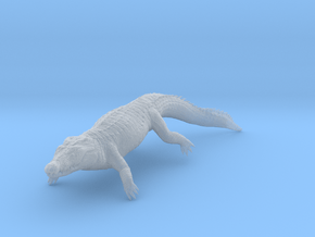Nile Crocodile 1:16 Lying in Water in Clear Ultra Fine Detail Plastic