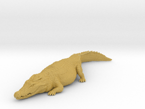Nile Crocodile 1:32 Sunbathing in Tan Fine Detail Plastic