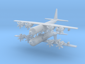 1/500 KC-130J Harvest Hawk (x2) in Clear Ultra Fine Detail Plastic