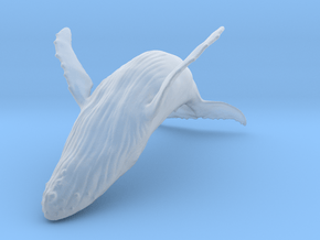Humpback Whale 1:160 Breaching Female 2 in Clear Ultra Fine Detail Plastic