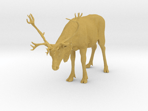 Reindeer 1:9 Standing Female 1 in Tan Fine Detail Plastic