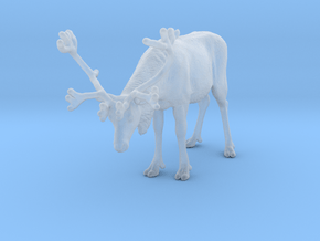 Reindeer 1:45 Standing Female 1 in Clear Ultra Fine Detail Plastic