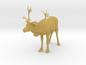 Reindeer 1:9 Standing Female 2 in Tan Fine Detail Plastic