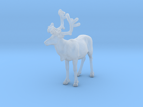 Reindeer 1:72 Standing Female 4 in Clear Ultra Fine Detail Plastic