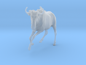 Blue Wildebeest 1:22 Startled Female in Clear Ultra Fine Detail Plastic