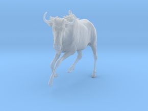 Blue Wildebeest 1:16 Startled Female in Clear Ultra Fine Detail Plastic
