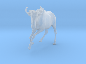 Blue Wildebeest 1:32 Startled Female in Clear Ultra Fine Detail Plastic