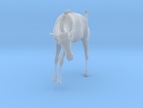 Blue Wildebeest 1:9 Juvenile descends from slope in Clear Ultra Fine Detail Plastic