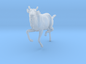 Blue Wildebeest 1:32 Swimming Juvenile 2 in Clear Ultra Fine Detail Plastic