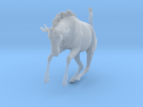 Blue Wildebeest 1:12 Leaping Juvenile in Clear Ultra Fine Detail Plastic