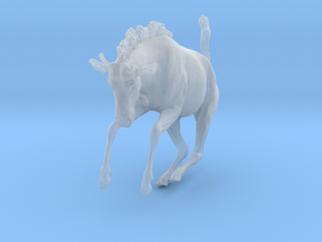Blue Wildebeest 1:20 Leaping Juvenile in Clear Ultra Fine Detail Plastic