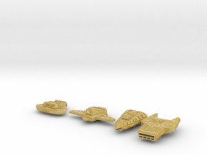 Klingon Vor'cha Class Heads For Attack Wing in Tan Fine Detail Plastic
