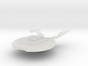 NX Class Refit 1/4400 Attack Wing in Clear Ultra Fine Detail Plastic