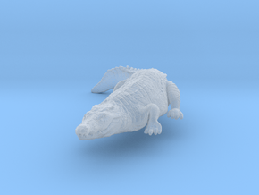 Nile Crocodile 1:45 Smaller one on river bank in Clear Ultra Fine Detail Plastic