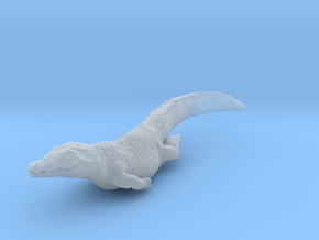 Nile Crocodile 1:35 Smaller one swimming in Clear Ultra Fine Detail Plastic