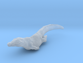 Nile Crocodile 1:45 Smaller one swimming in Clear Ultra Fine Detail Plastic