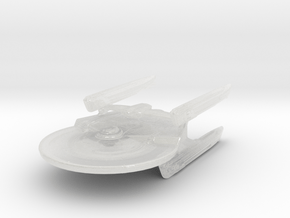 Miranda Class (4 Nacelles Type) 1/4800 Attack Wing in Clear Ultra Fine Detail Plastic