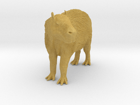 Capybara 1:6 Standing Female in Tan Fine Detail Plastic