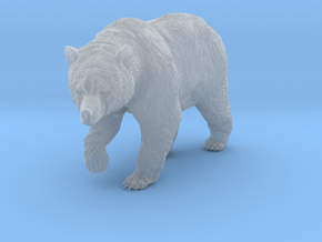 Grizzly Bear 1:9 Walking Female in Clear Ultra Fine Detail Plastic