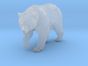 Grizzly Bear 1:32 Walking Female in Clear Ultra Fine Detail Plastic