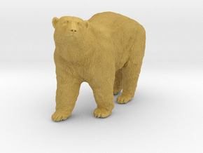 Polar Bear 1:12 Large Male in Tan Fine Detail Plastic