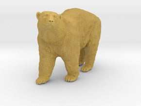 Polar Bear 1:22 Large Male in Tan Fine Detail Plastic