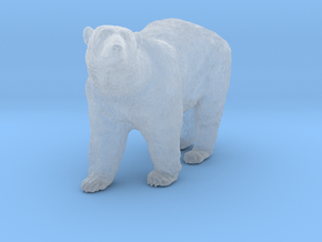 Polar Bear 1:64 Large Male in Clear Ultra Fine Detail Plastic