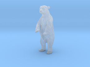 Polar Bear 1:32 Juvenile on two legs in Clear Ultra Fine Detail Plastic