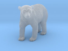 Polar Bear 1:12 Standing Juvenile in Clear Ultra Fine Detail Plastic