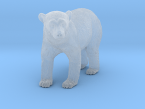 Polar Bear 1:32 Standing Juvenile in Clear Ultra Fine Detail Plastic