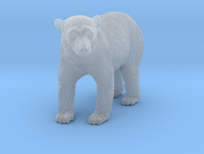 Polar Bear 1:6 Standing Juvenile in Clear Ultra Fine Detail Plastic