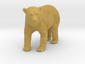 Polar Bear 1:20 Standing Juvenile in Tan Fine Detail Plastic