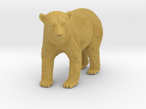 Polar Bear 1:9 Standing Juvenile in Tan Fine Detail Plastic