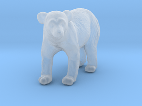 Polar Bear 1:87 Standing Juvenile in Clear Ultra Fine Detail Plastic