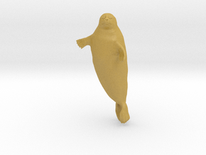 Ringed Seal 1:6 Head above the water in Tan Fine Detail Plastic