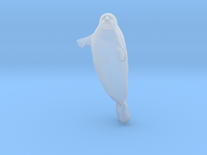 Ringed Seal 1:16 Head above the water in Clear Ultra Fine Detail Plastic