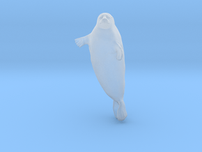 Ringed Seal 1:48 Head above the water in Clear Ultra Fine Detail Plastic